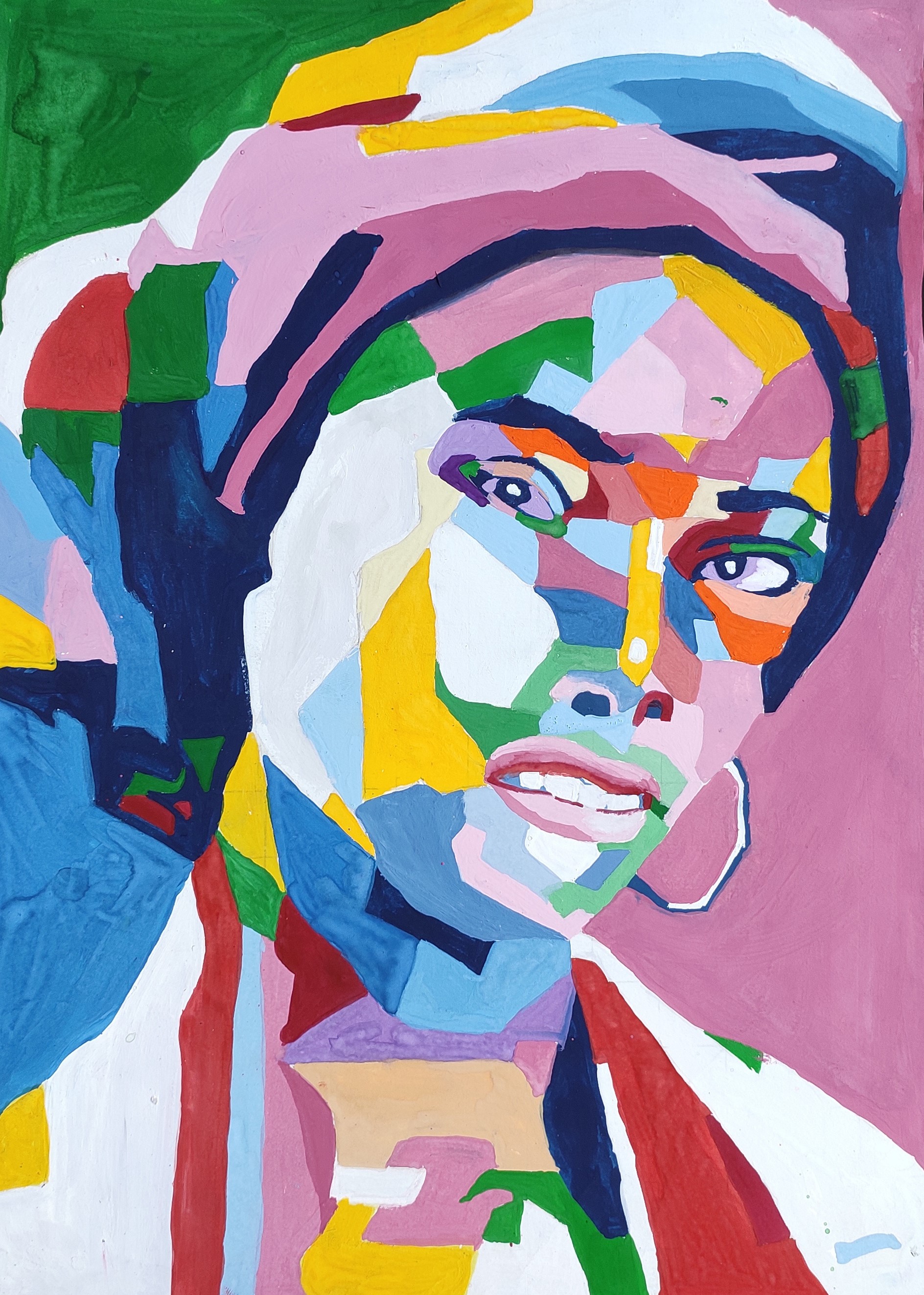 Colour portrait study for MAH AAC CET preparation