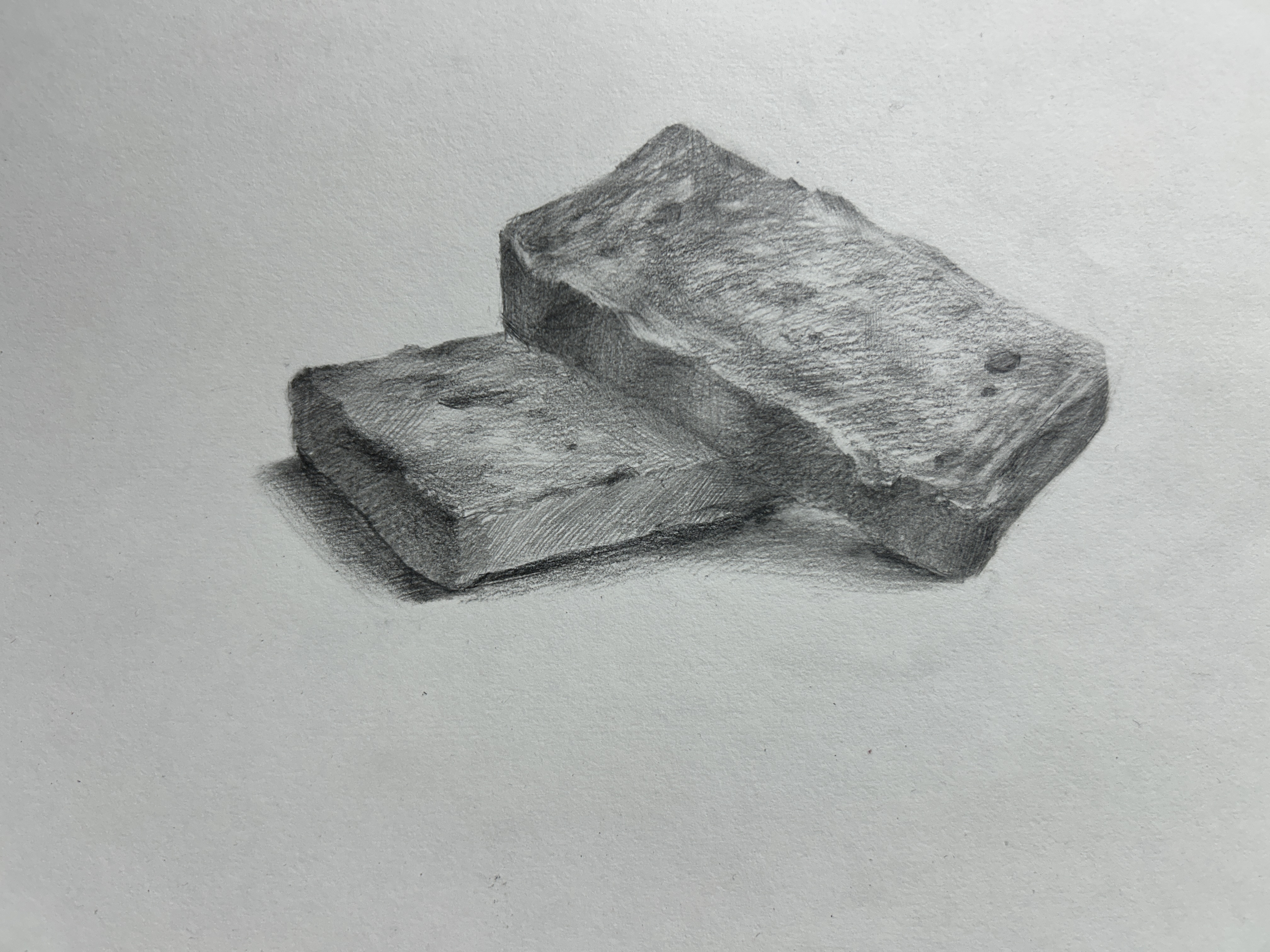 Object drawing study for Elementary exam preparation